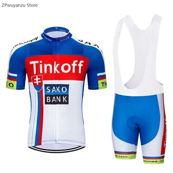 

TINKOFF cycling suit cycling suit Pro team 2020 MTB cycling suit short sleeve suit bike tracksuit set
