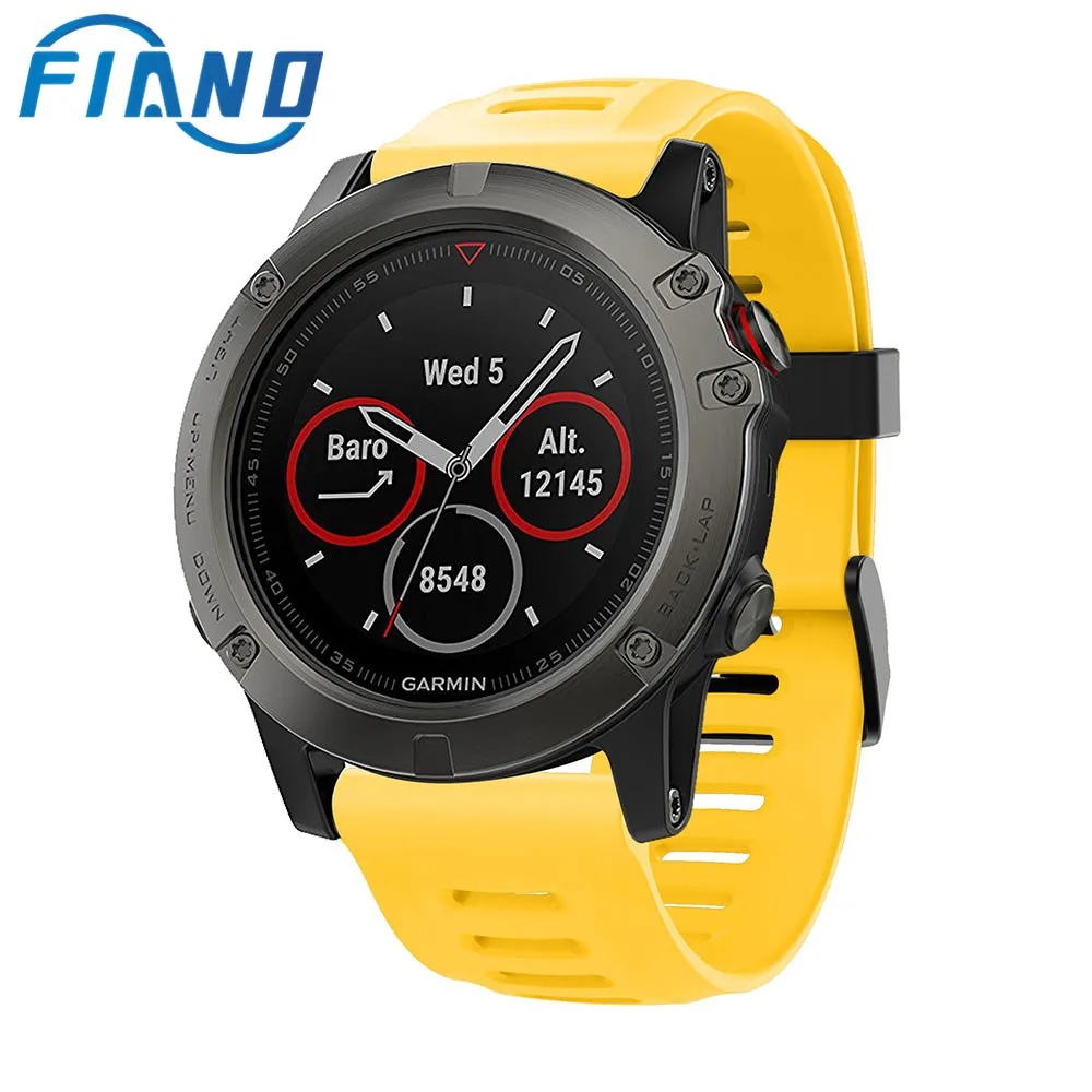 Силикагелевый ремешок для Garmin Fenix5X Пряжка из нержавеющей стали часов модный