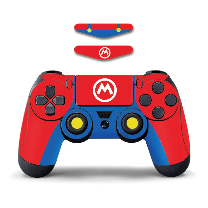 For SONY PS 4 Console Case Skin Sticker For PlayStation 4 PS4 Game Controller Joystick Accessories Protection Anti-slip Stickers 