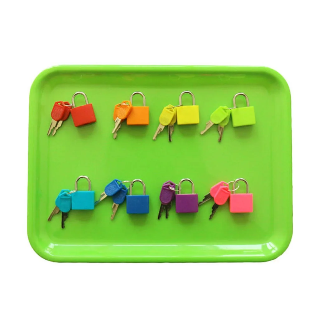 Kids Children Montessori Locks Keys Puzzle Unlocking Game Early Educational Toy 2