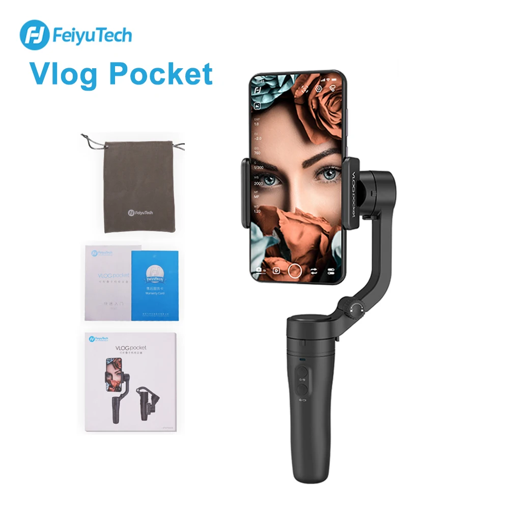 FeiyuTech Vlog карманный мини 3 осевой складной ручной шарнирный стабилизатор для