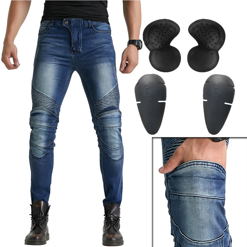 mens slim fit motorcycle jeans