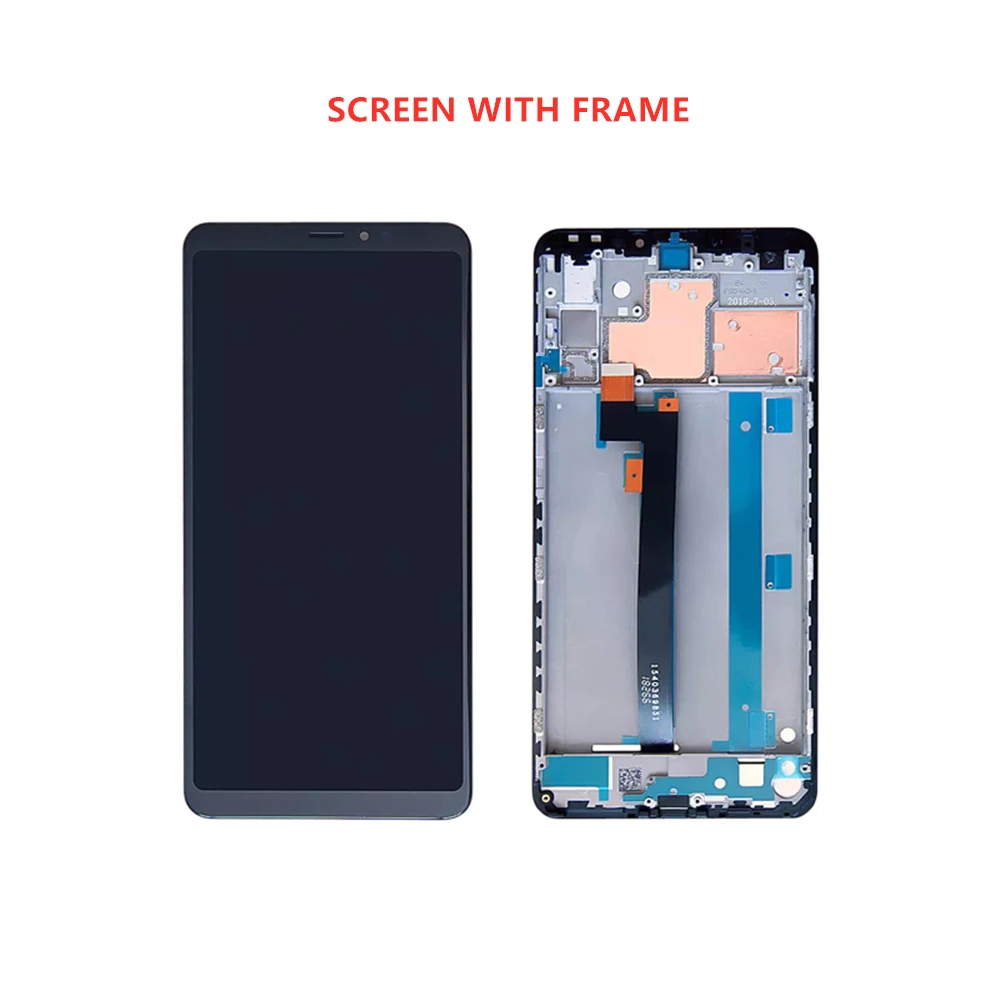 6," дисплей для Xiaomi Mi Max 3 lcd сенсорный экран дигитайзер в сборе с рамкой для Xiaomi Mi Max 3 Max3 ЖК-дисплей
