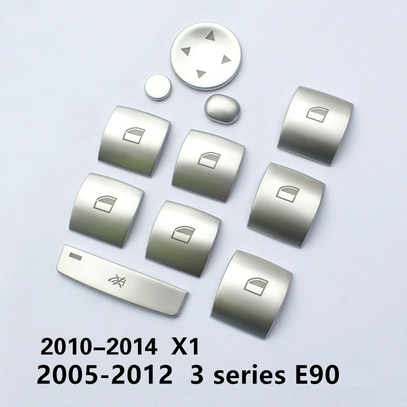 

Автомобиль Стайлинг двери окна стекло кнопки украшения крышка наклейки для BMW 3 серии E90 X1 E84 аксессуары для интерьера
