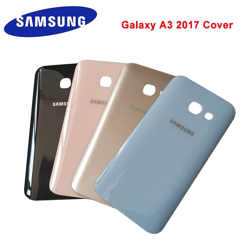 antydning drøm Gentage sig Samsung Galaxy A3 2017 Back Cover Battery Case Replacement 3D Glass Housing  Cover For Samsung A 3 A320 2017 Adhesive Sticker|Fitted Cases| - AliExpress