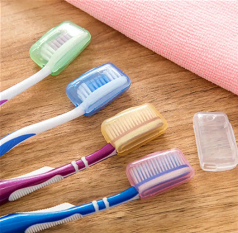 5Pcs/Set Portable Toothbrush Cover Holder Travel Hiking Camping Brush Cap Case Health Germproof Toothbrushes Protector