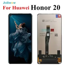 ЖК-дисплей для huawei honor 20, ЖК-дисплей, сенсорный дигитайзер, сборка для honor 20, ЖК-дисплей, YAL-L21, черный цвет