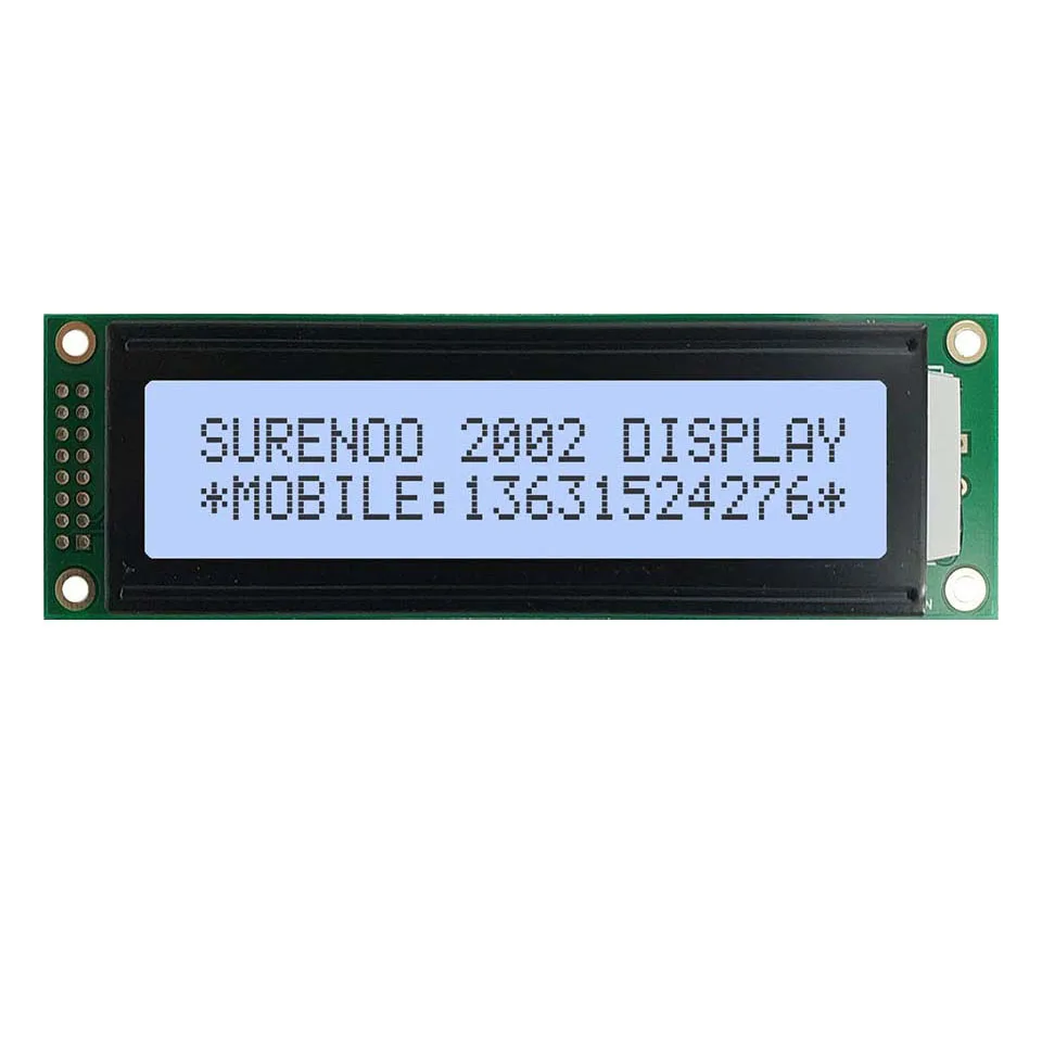 ЖК-дисплей 2USB USB 202 20X2 2002 персональный модуль lcd Экран дисплея Панель справочная информация: подходит ЖК-дисплей Smartie& AIDA64 для DIY(сделай сам - Цвет: White Color