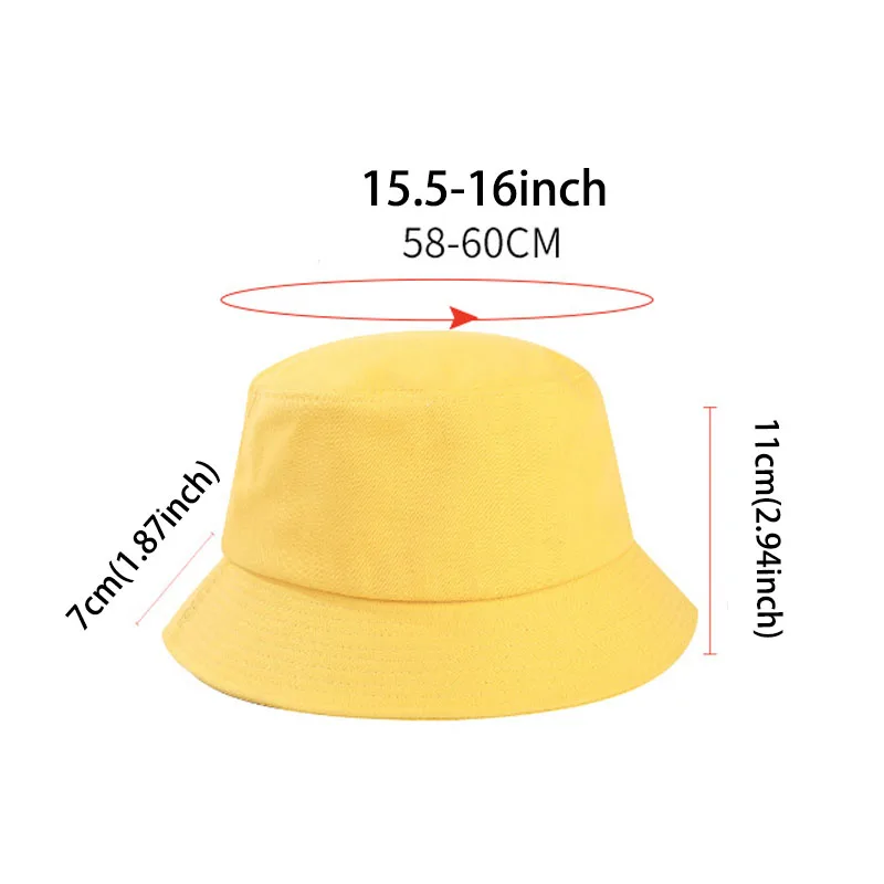 Unisex Summer Foldable Bucket Hat Women Outdoor Sunscreen Cotton Fishing Hunting Cap Men Chapeau Sun Prevent Hats