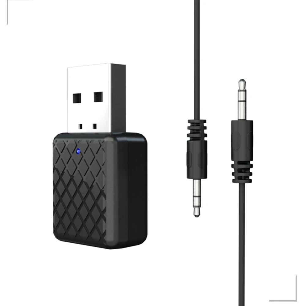 Bluetooth 5,0 приемник передатчика 3,5 мм стерео аудио звук Музыкальная подвеска адаптер для ТВ PC головная