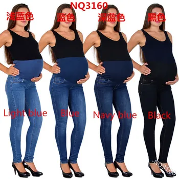 

New Denim Jeans Maternity Pants For Pregnant Women Clothes Nursing Pregnancy Leggings Trousers Gravidas Jeans Maternity Clothing