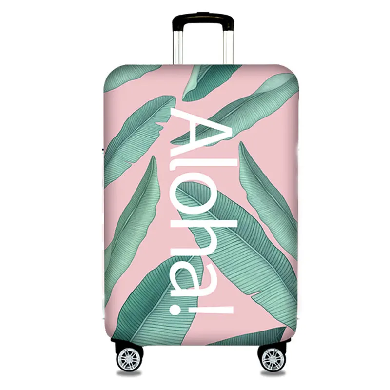 Чехол для багажа с фламинго для 18-32 дюймов чемодан, дорожная сумка Защита чемодан чехол для защиты от пыли аксессуары для путешествий - Цвет: 45