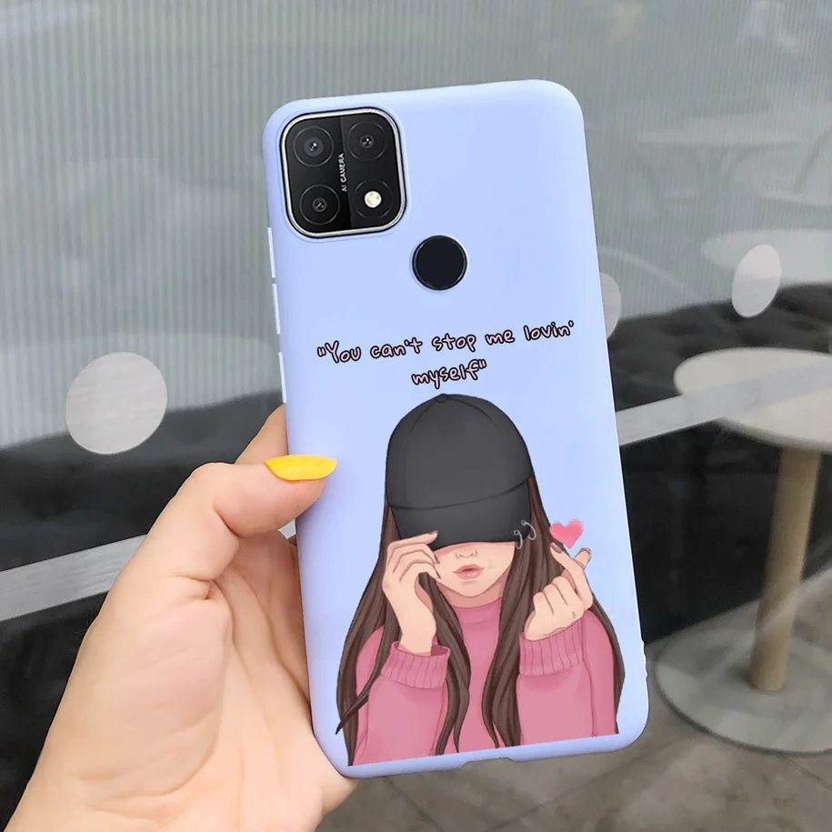 cases for oppo For Oppo A15 Case Oppo A15s Cover 6.52" Silicone Cute Daisy Sunflower Soft Back Cover For OppoA15 CPH2185 A 15 A 15s Phone Cases casing oppo Cases For OPPO