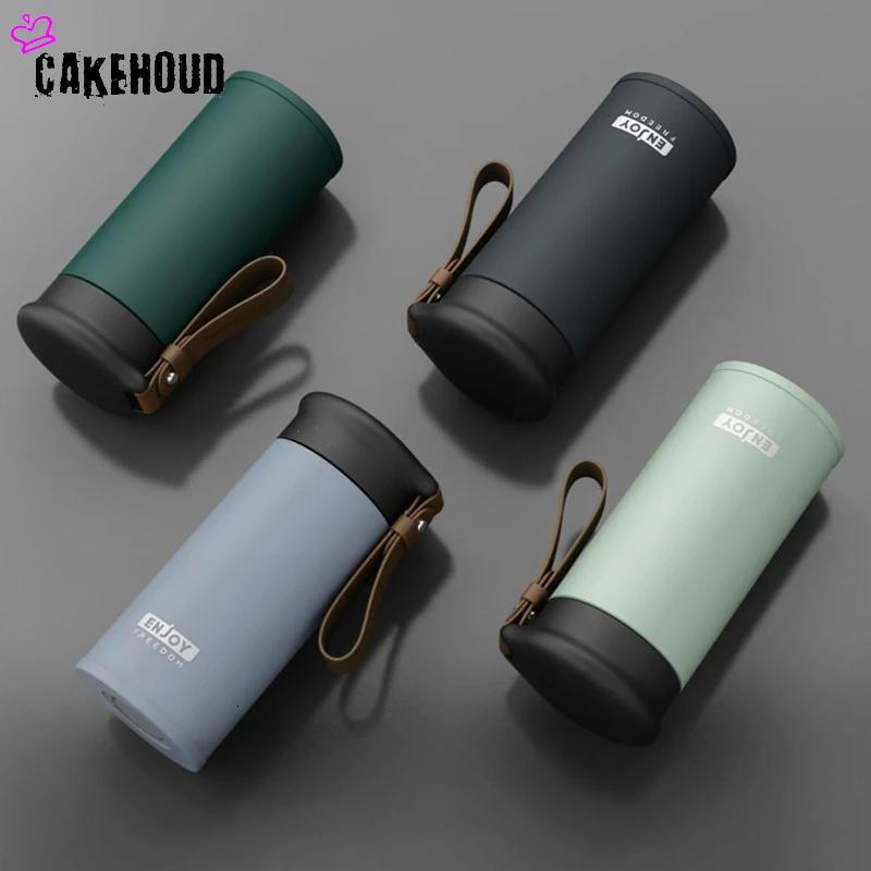 CAKEHOUD 280 мл Высокое качество двойной термос из нержавеющей стали с вакуумной изоляцией портативный автомобильный Кофе Чай Молоко дорожная чашка в подарок