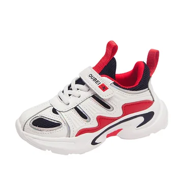 

Light Casual Toddler Sneakers Velcro Shoes Kids Breathable Solid Toddler Girl Shoe Non-slip Increase Wear Resistance Boy Shoes