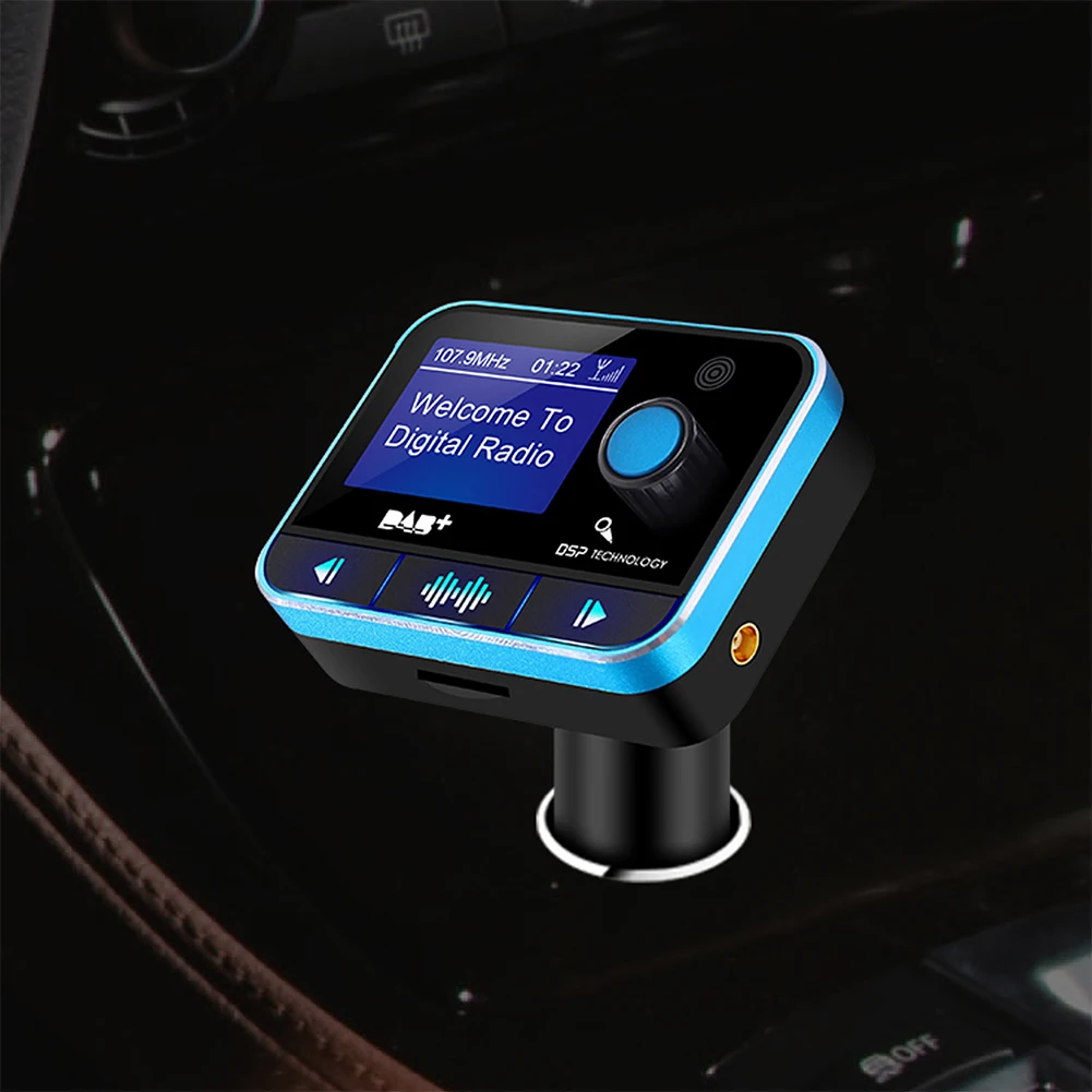 Радио DAB цифровой автомобильный Bluetooth стерео fm-передатчик практичный АВТО музыкальный модулятор USB зарядное устройство беспроводной MP3 плеер ЖК-экран
