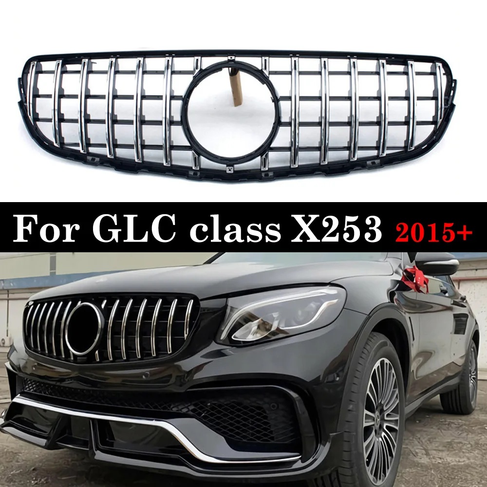 

Front Racing Mesh Grill for Mercedes GLC class X253 GLC200 GLC250 GLC300 GlC450 2016+