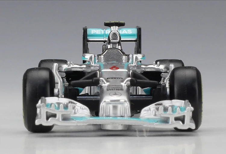 Bburago 1:43 Масштаб Мини Металл литья под давлением F1 автомобиль Formulaa 1 модель Mercedes Benz гоночный автомобиль W05/W07 сплав игрушка автомобиль коллекция детский подарок