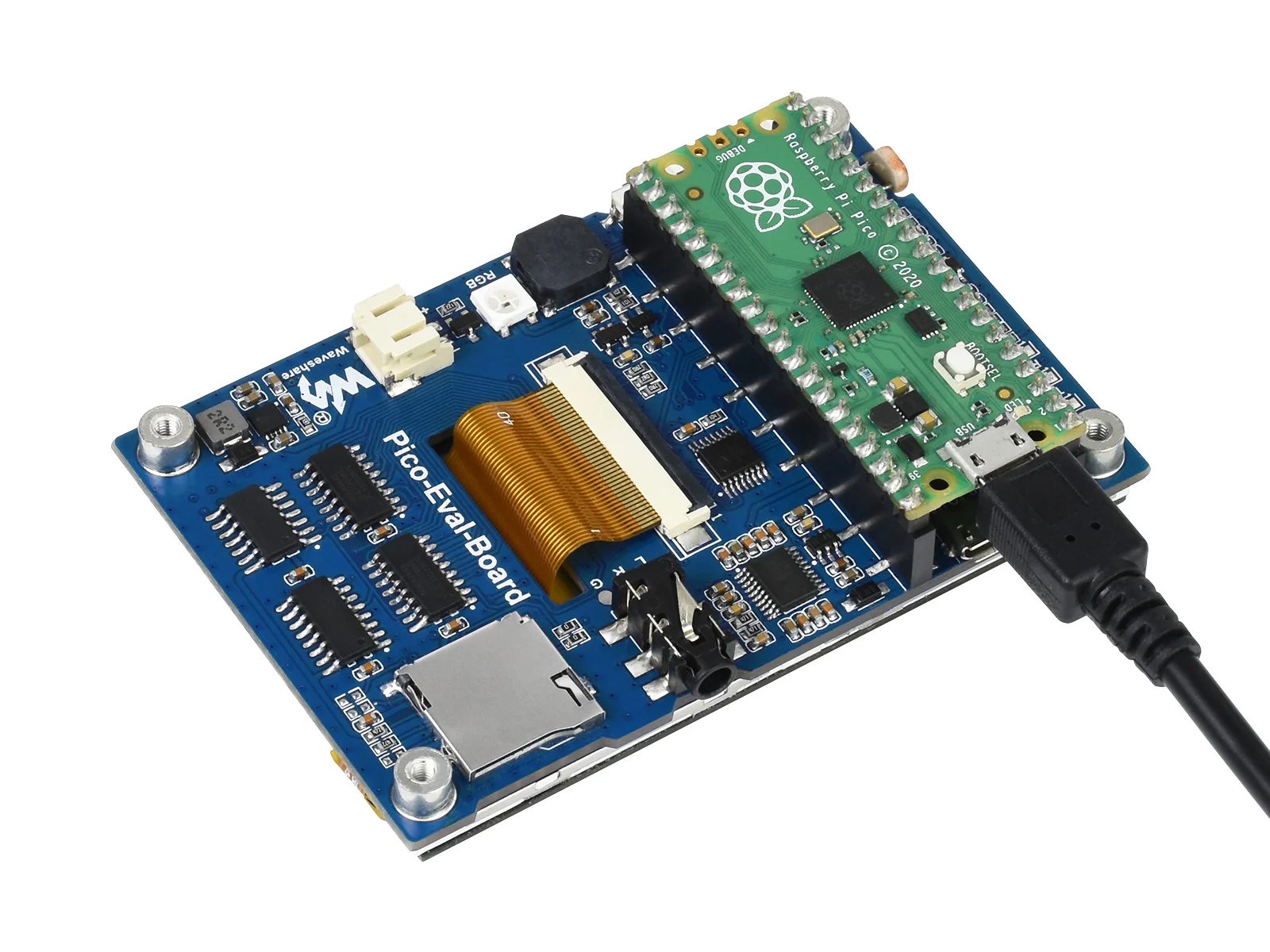 Raspberry Pi Pico  , RP2040 Ĩ ֺ ġ, 65K ÷ IPS ȭ, Pico  