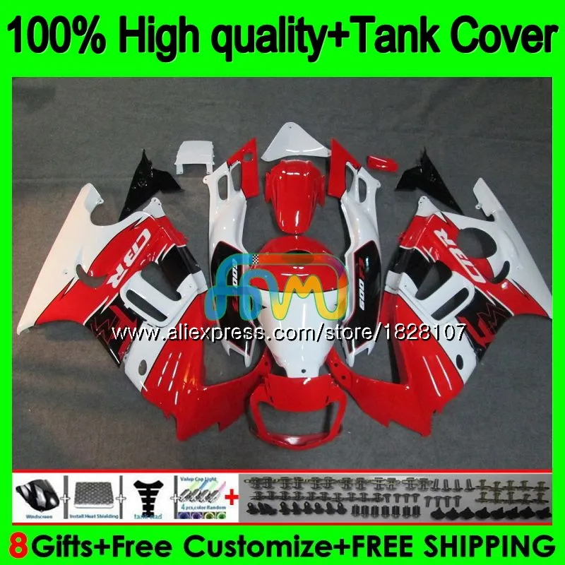 Комплект+ майка для HONDA CBR 600F2 1991 1992 1993 1994 1BS. 116 CBR600FS CBR 600 FS CBR600 белого и красного цветов F2 CBR600F2 91 92 93 94 обтекатель - Цвет: No. 1