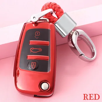 

Remote Auto TPU Soft All-Inclusive Protect Folding Key Shell Cover Case Set For Audi R8 A1 A3 A4 A5 A6 A7 A8 Q3 Q5 Q7 C5 C6 A4L