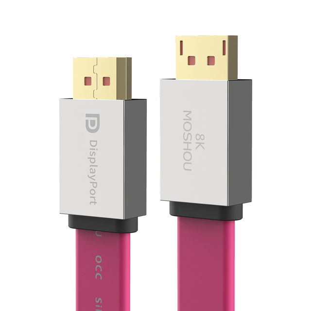 8K DisplayPort 2.0 Cable 8K 60Hz 4K 144Hz 77.4Gbps DP 2.0 for Video PC Laptop TV RTX 3080 DP TO DP Adapter Wire