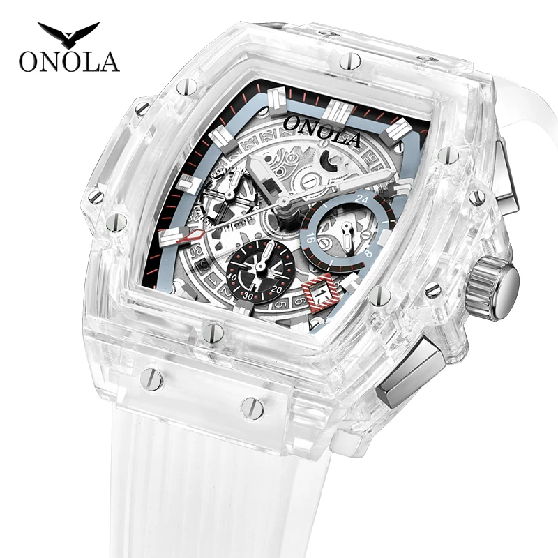 

ONOLA Brand Relojes Para Hombre Watches Men Sport Watches Men's Quartz Clock Man Casual Military Waterproof Wrist Watch 6811