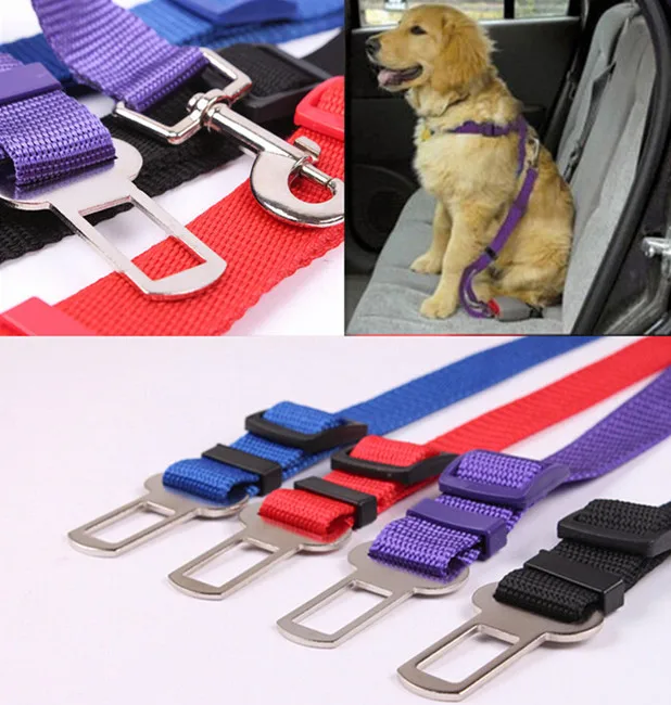 

2020 100% Brand New And High Quality 1PC Nylon Material Vogue Cat Dog Pet Safety Seatbelt Car Vehicle Seat Belt Adjustable Leash