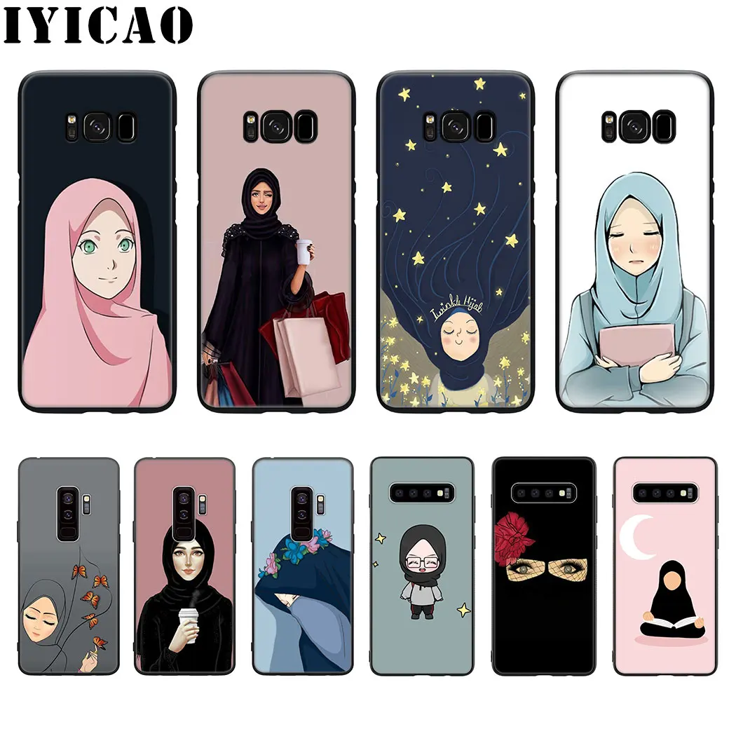 Мусульманский Исламский женский Мягкий силиконовый чехол для Samsung Galaxy S20 S10 S9 S8 Lite