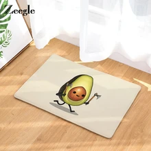 Zeegle фрукты солдат еда войны фланелевые Коврики для кухни Нескользящие коврики коврик для гостиной абсорбирующие коврики для ванной