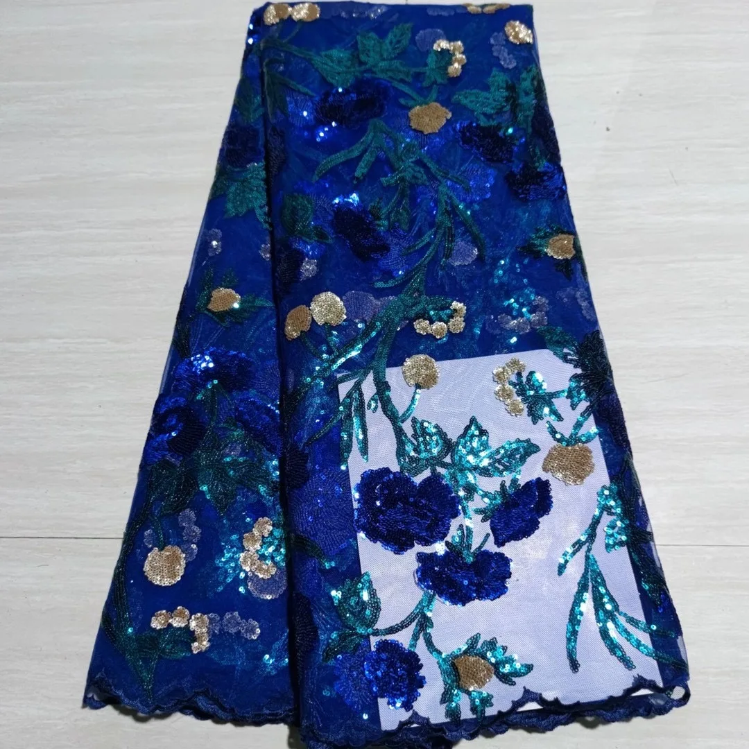 Модная африканская кружевная ткань с блестками 2020 высококачественное кружево