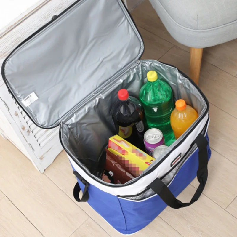 34L сумка для обеда на открытом воздухе для кемпинга, барбекю, пикника, уличная изолированная сумка, сумка для обеда, сумка-тоут Bento, сумка-холодильник для еды
