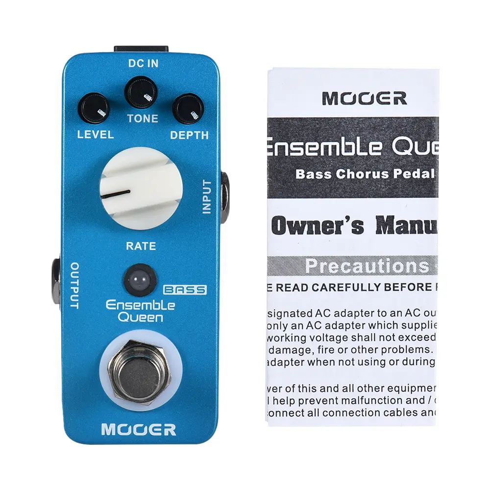 Высококачественный MOOER Ансамбль королева бас хор педаль эффектов истинное