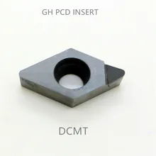 Diamante pcd torno cortador cbn cnc inserção indexável dcmt070204 dcmw070202 dcgt11t302 ferramenta de gerencio 1pc