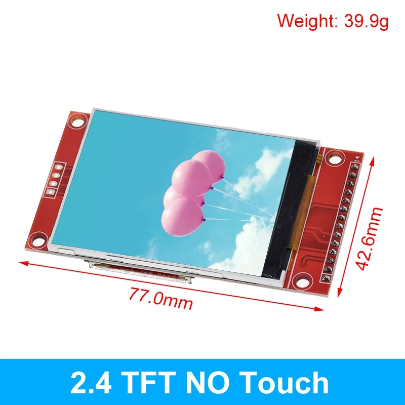 TFT-Display 0,96/1,3/1,44/1,8/2,0/2,4/2,8/3,2/3,5 Zoll TFT-Vollfarbbildschirm LCD-Modul ILI9341 Treiberschnittstelle SPI für Arduino – Detail 39