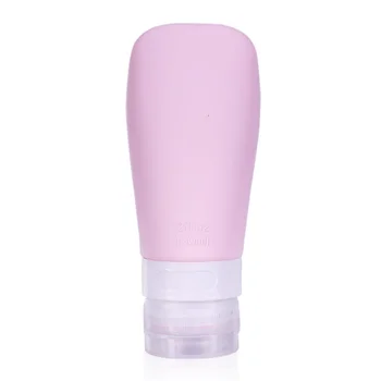 

4pcs Bottles 60ml Shampoo Lotion Silicone Storage Bottle Container Travel Bottle Holder