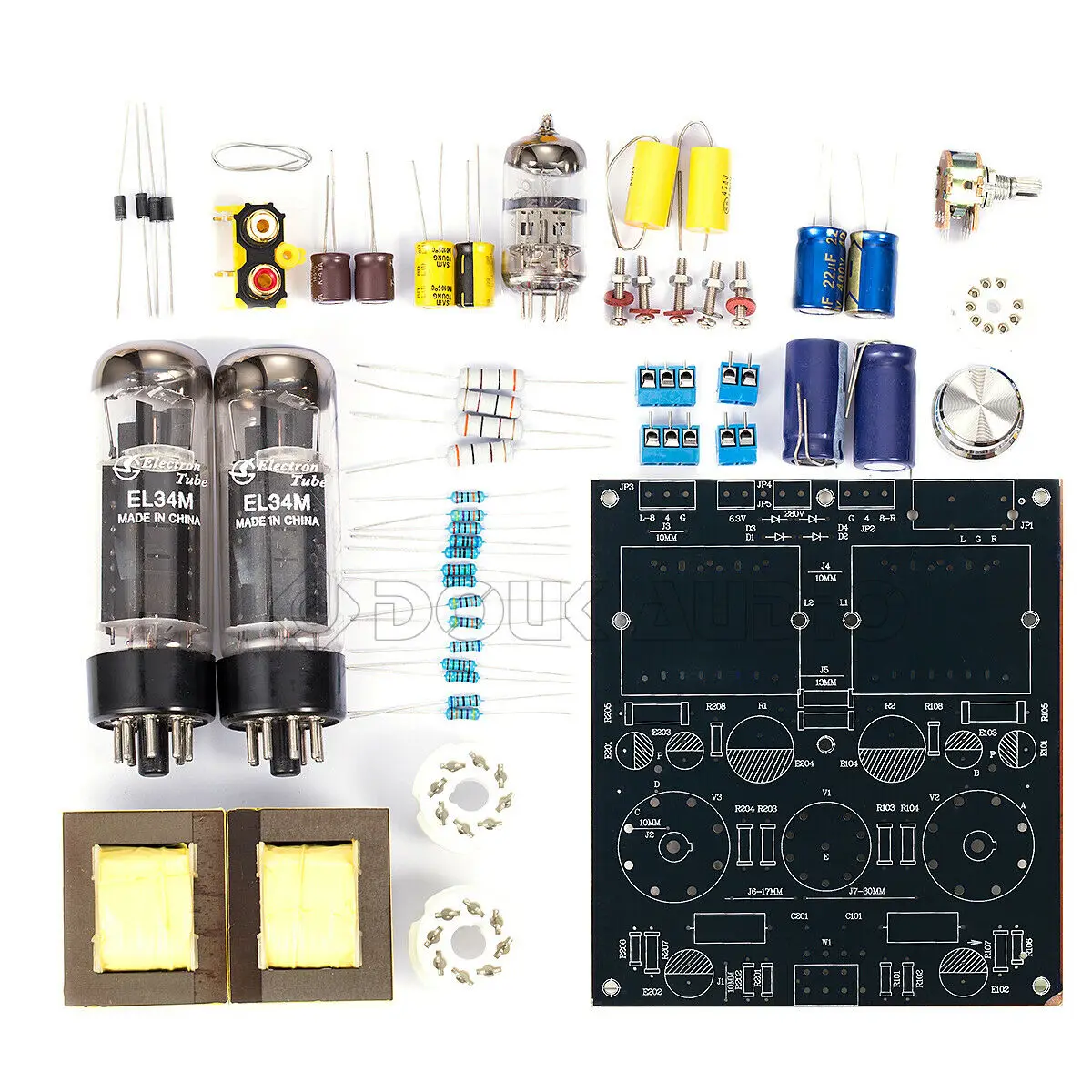 US $102.39 Nobsound HiFi 6N2EL34 Vacuum Tube Amplifier Class A SingleEnded Stereo Audio Amp DIY Kit
