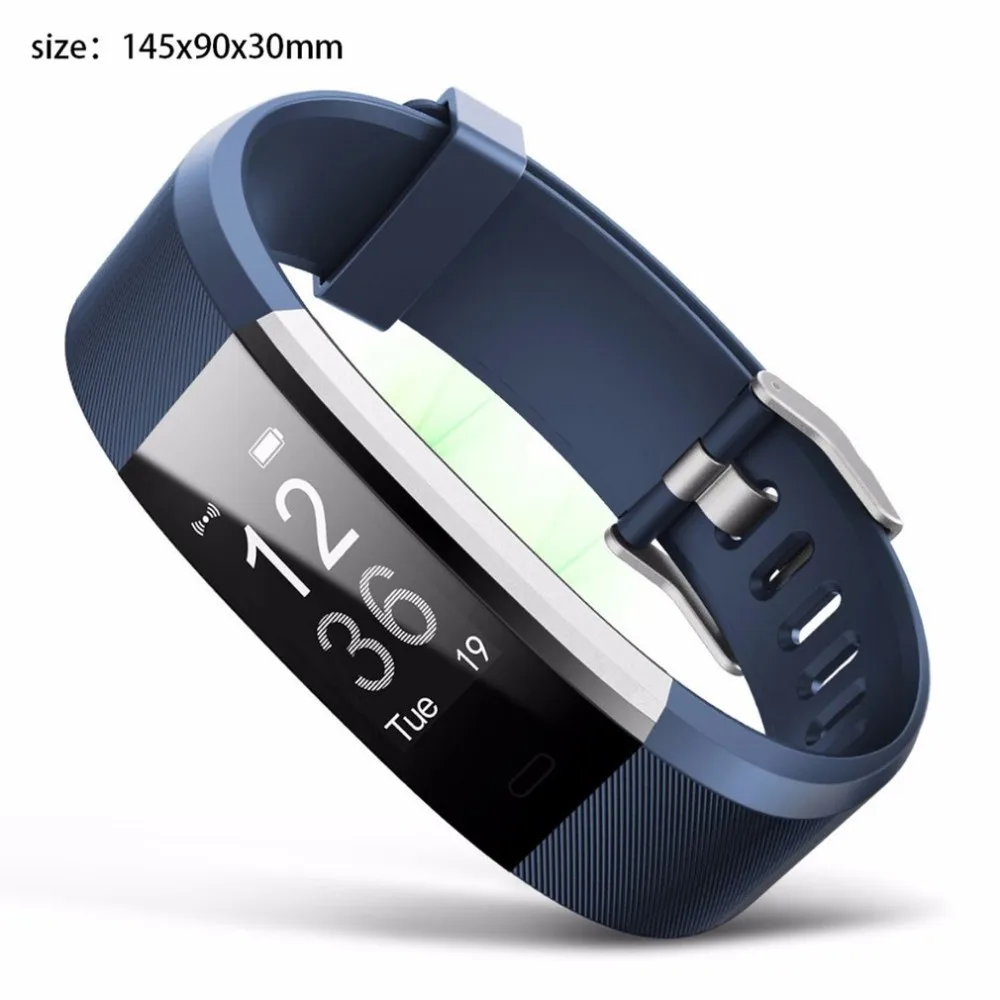 ID115 плюс Смарт браслет на запястье с Bluetooth Шагомер фитнес трекер часы дистанционного камера браслет с USB зарядка