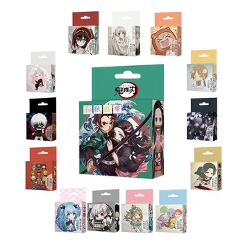 

2020 Demon Slayer Anime Washi Tape Diy Scrapbooking Crafts Adhesive Paper Masking Tape Printed Pattern Sticker Decals