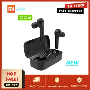 

LISM New QCY T5Pro Bluetooth 5.0 Earphones Wireless HD Stereo Headphones With Microphone Sports Waterproof Headsets Charging Box