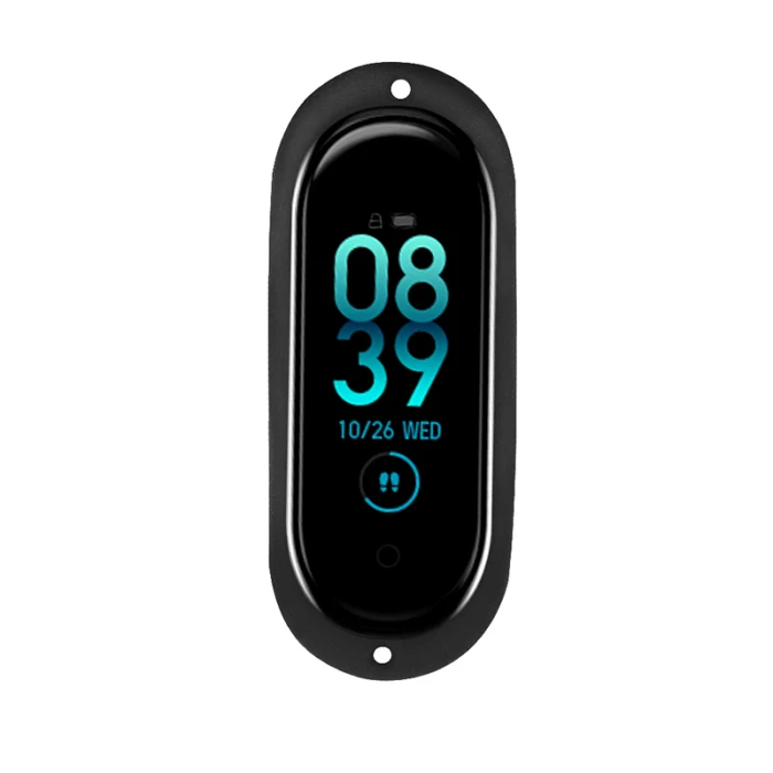 Два отверстия силиконовый чехол с DIY ожерелье для Xiaomi Mi Band 3/4 AS99