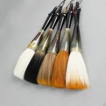 Китайская кисть для каллиграфии, негабаритная кисть для рисования, для письма, Роговая кисть, шерстяная щетка для ласки, ручка, Caligrafia Tinta, Китай