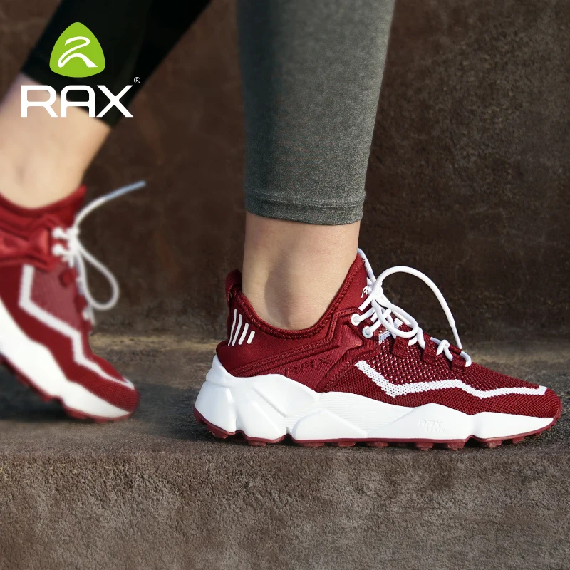 Rax, мужская и женская дышащая походная обувь, нескользящая, износостойкая, обувь для путешествий, альпинизма, унисекс, на шнуровке, Нескользящие кроссовки D0859