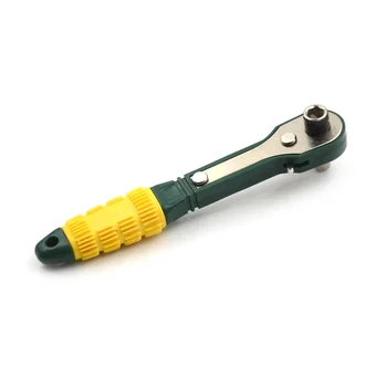 

Portable Multiple Function Hand Tool 1/4" Screwdriver Quick Ratchet Socket Wrench