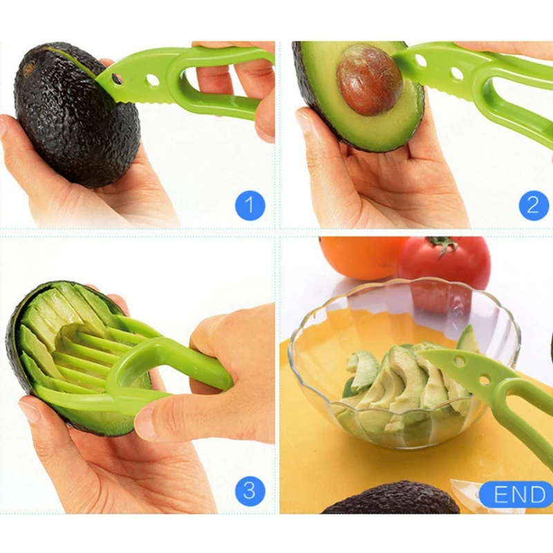 Бытовая многофункциональная нож для авокадо типа «два-в-одном» Кухня фрукты гаджеты авокадо для резки специальный инструмент