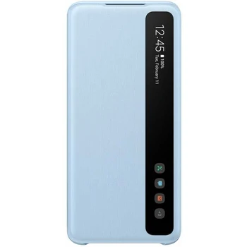 

Case (flip-case) Samsung smart Clear View cover, for Samsung Galaxy S20, blue, (& Omega;)