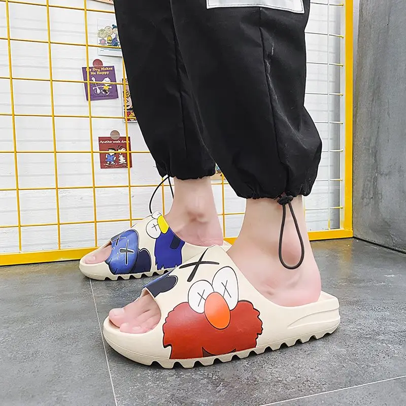 2022 Sandalias for Girl Home Sandals Summer Man Women Flip Flops Soft Slippers Beach Unisex Pillow Slides Beach Shoes bathroom 