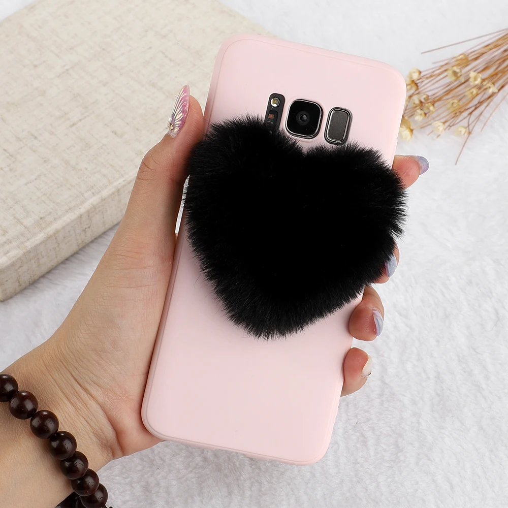 Флисовый чехол для Samsung Galaxy S20 Ultra L FADNUT S10 S10E S9 S8 Plus S7 Роскошный милый плюшевый