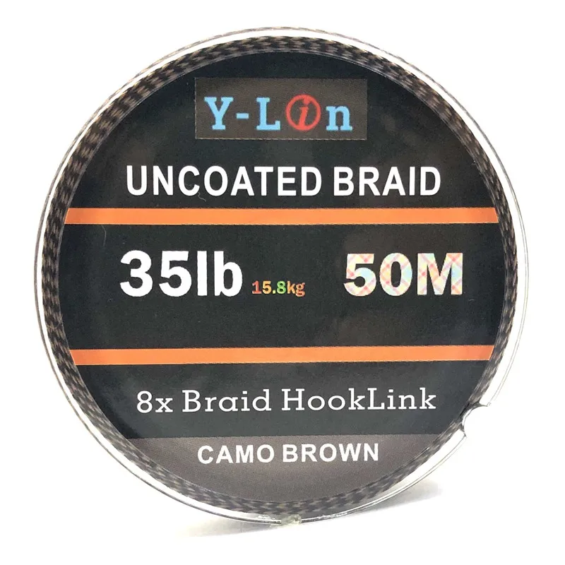 50 متر 8 حامل التمويه الكارب خيط صنارة الصيد لينة...
