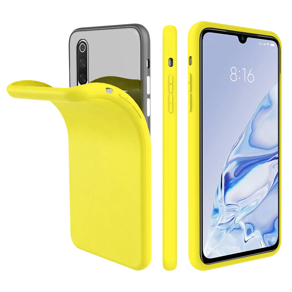 Для Xiaomi Mi 9 Pro 5G чехол тонкий мягкий ТПУ чехол для телефона Встроенный бархатный материал против царапин защитный чехол драгоценный камень